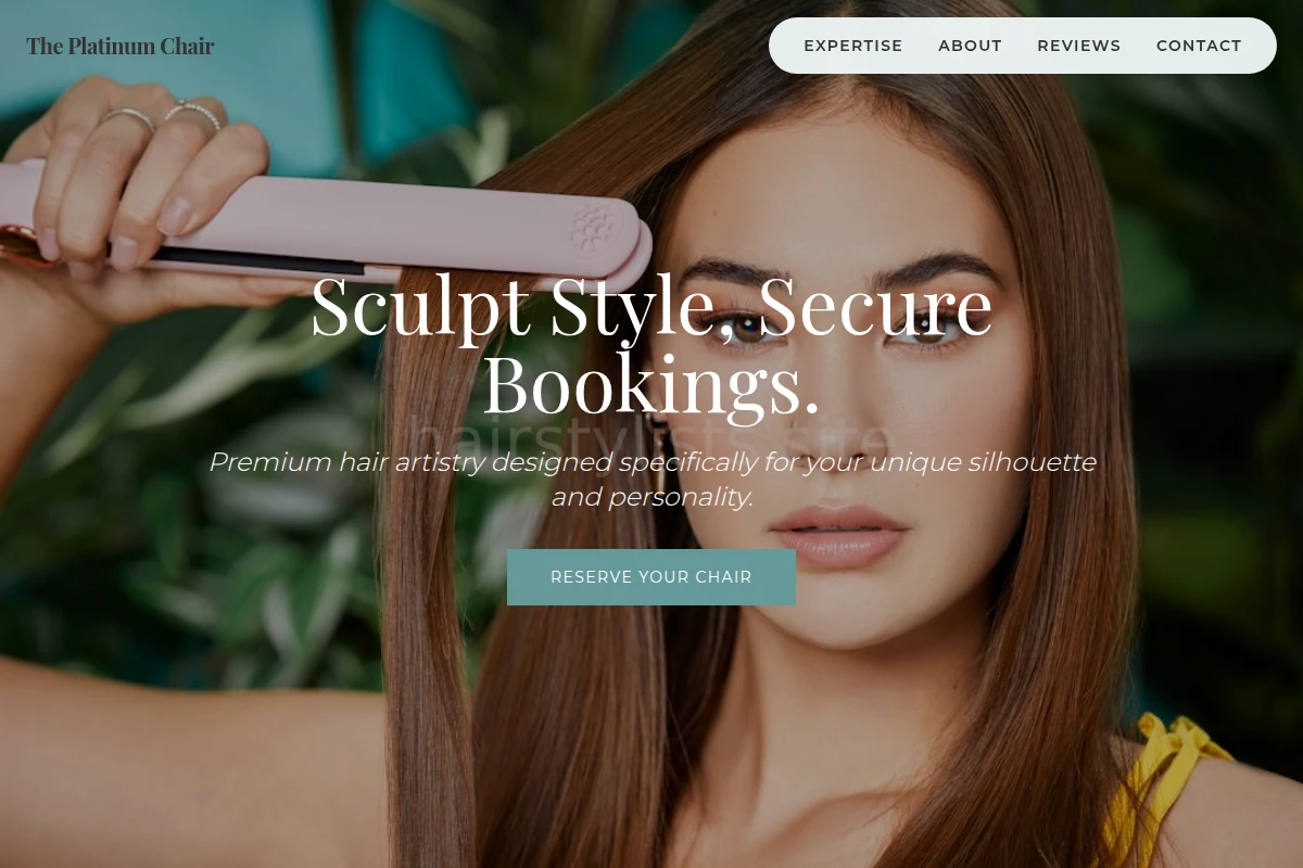 Appointment Hair Styling