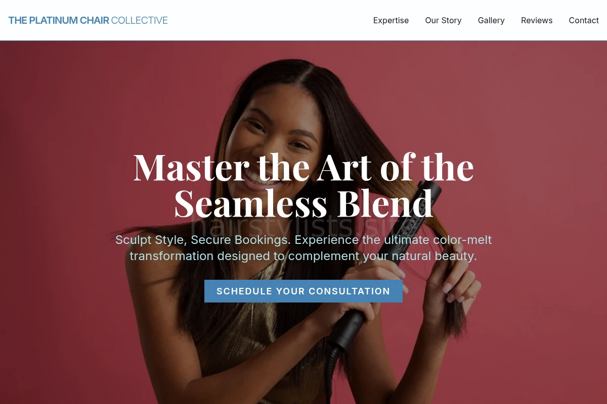 Color-melt Hair Styling